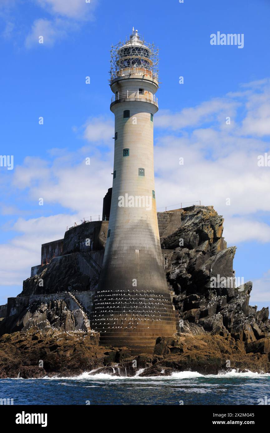 Geografie / Reisen, Irland, County Cork, Baltimore, Leuchtturm von Fastnet Island, GEBAUT 1881, ADDITIONAL-RIGHTS-CLEARANCE-INFO-NOT-AVAILABLE Stockfoto
