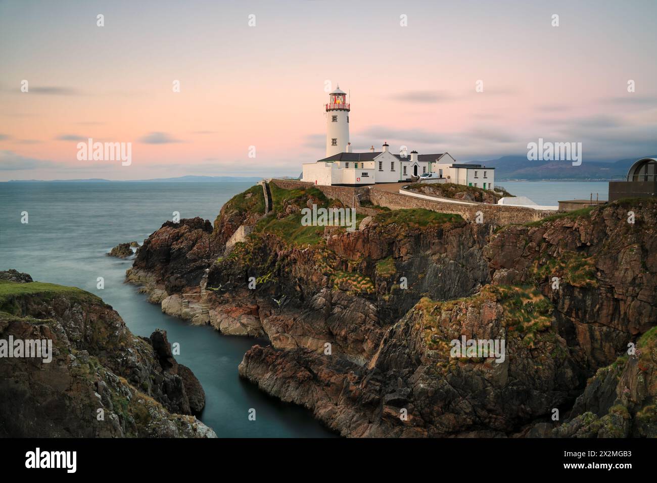 Geografie / Reisen, Irland, County Donegal, Fanad Head, Fanad Head Lighthouse, GEBAUT 1817, ADDITIONAL-RIGHTS-CLEARANCE-INFO-NOT-AVAILABLE Stockfoto