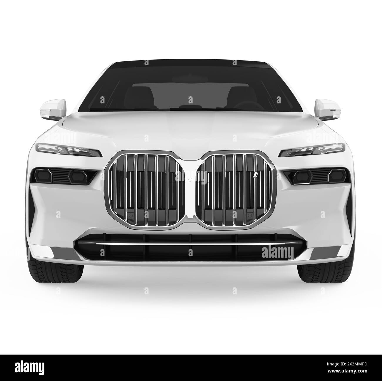 Limousine isoliert Stockfoto