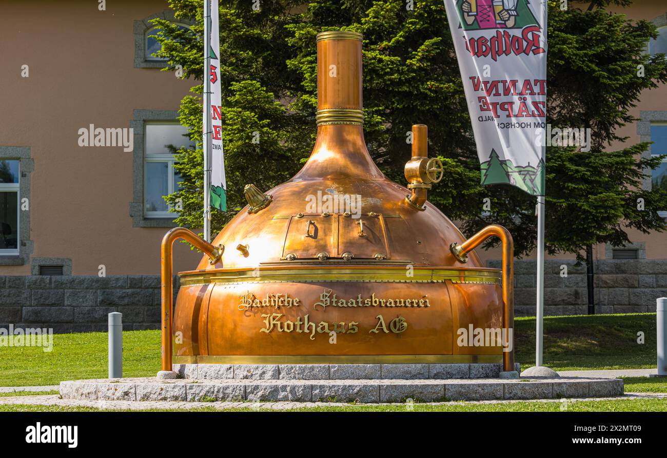 Die Staatsbrauerei Rothaus ist Süddeutschland und im angrenzenden Ausland ein Aushängeschild für Bierkultur. (Grafenhausen, Deutschland, 04.06.2022) Stockfoto