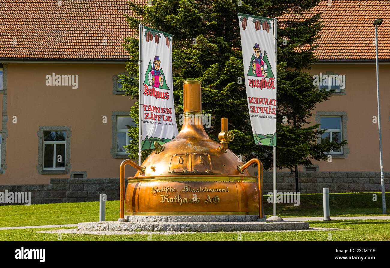 Die Staatsbrauerei Rothaus ist Süddeutschland und im angrenzenden Ausland ein Aushängeschild für Bierkultur. (Grafenhausen, Deutschland, 04.06.2022) Stockfoto
