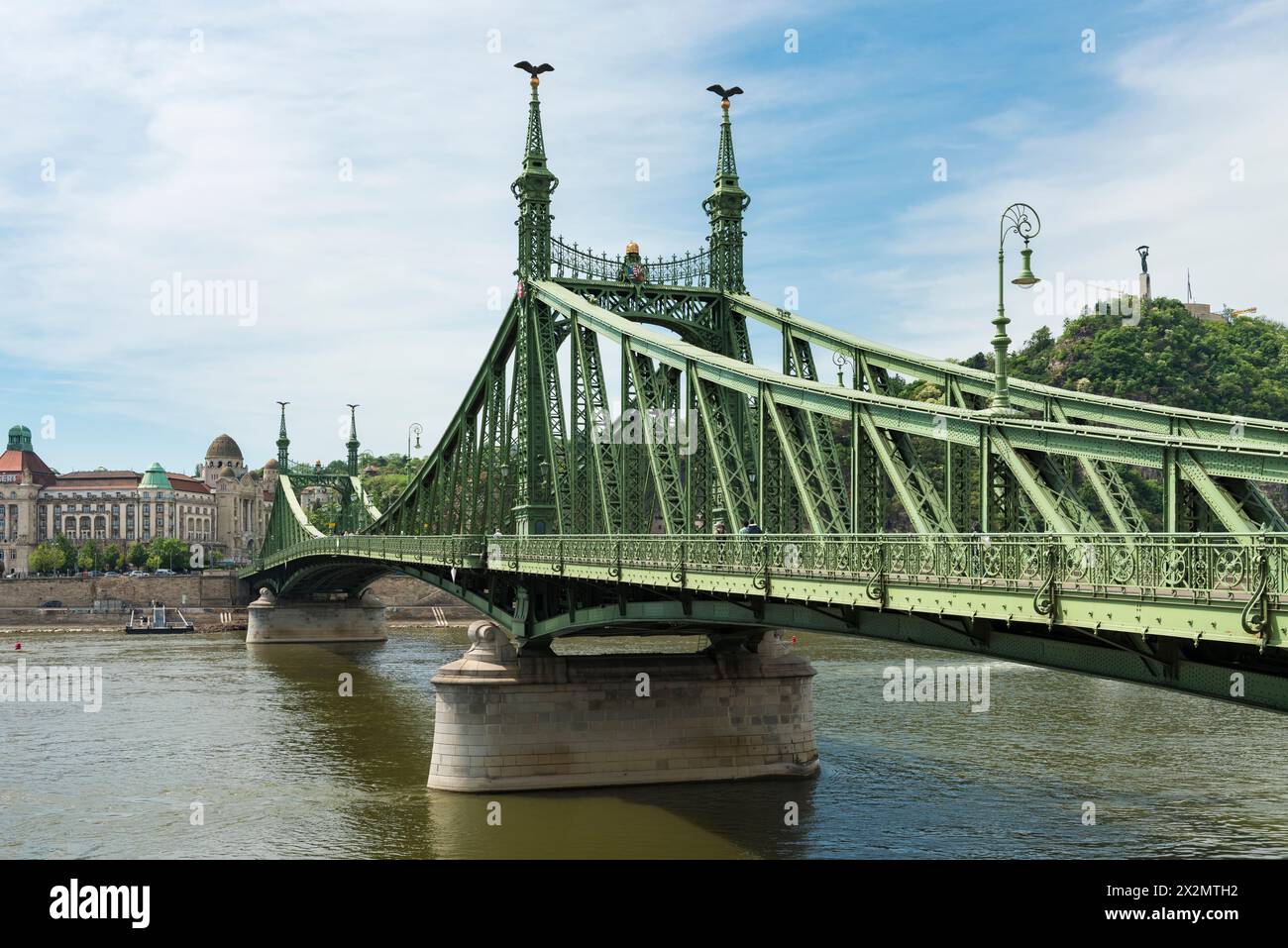 Freiheitsbrücke in Budapest, Ungarn Stockfoto