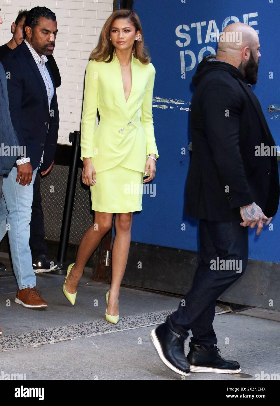 New York, USA. 23. April 2024 Zendaya in Good Morning America, um über ihren Film Challengers in New York zu sprechen. 23. April 2024: RW/Mediapunch Credit: MediaPunch Inc/Alamy Live News Stockfoto