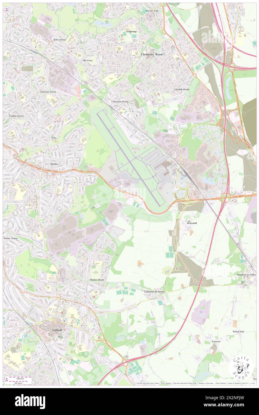 Gables Guest House Solihull, Solihull, GB, Großbritannien, England, n 52 26' 45'', S 1 44' 52'', Karte, Cartascapes Map, veröffentlicht 2024. Erkunden Sie Cartascapes, eine Karte, die die vielfältigen Landschaften, Kulturen und Ökosysteme der Erde enthüllt. Reisen Sie durch Zeit und Raum und entdecken Sie die Verflechtungen der Vergangenheit, Gegenwart und Zukunft unseres Planeten. Stockfoto