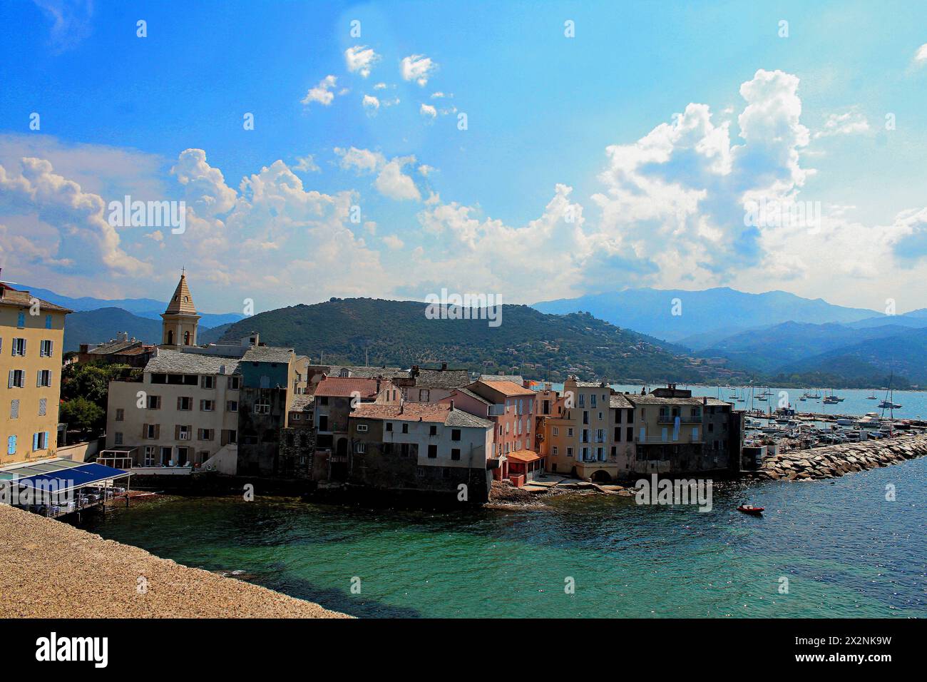 Saint-Florent Stockfoto