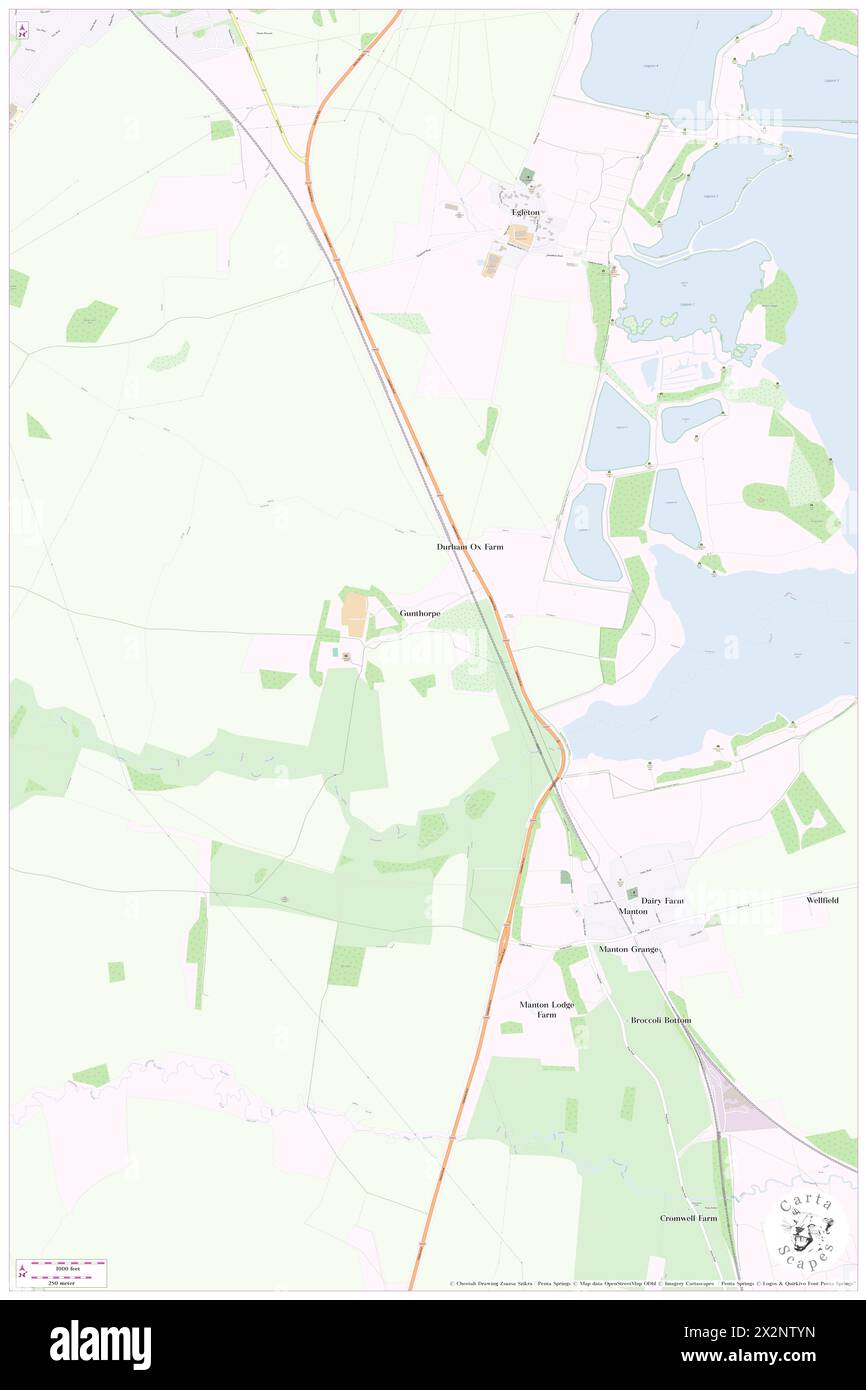 Gunthorpe, Nottinghamshire, GB, Vereinigtes Königreich, England, n 52 59' 25'', S 0 59' 12'', Karte, Cartascapes Map, veröffentlicht 2024. Erkunden Sie Cartascapes, eine Karte, die die vielfältigen Landschaften, Kulturen und Ökosysteme der Erde enthüllt. Reisen Sie durch Zeit und Raum und entdecken Sie die Verflechtungen der Vergangenheit, Gegenwart und Zukunft unseres Planeten. Stockfoto