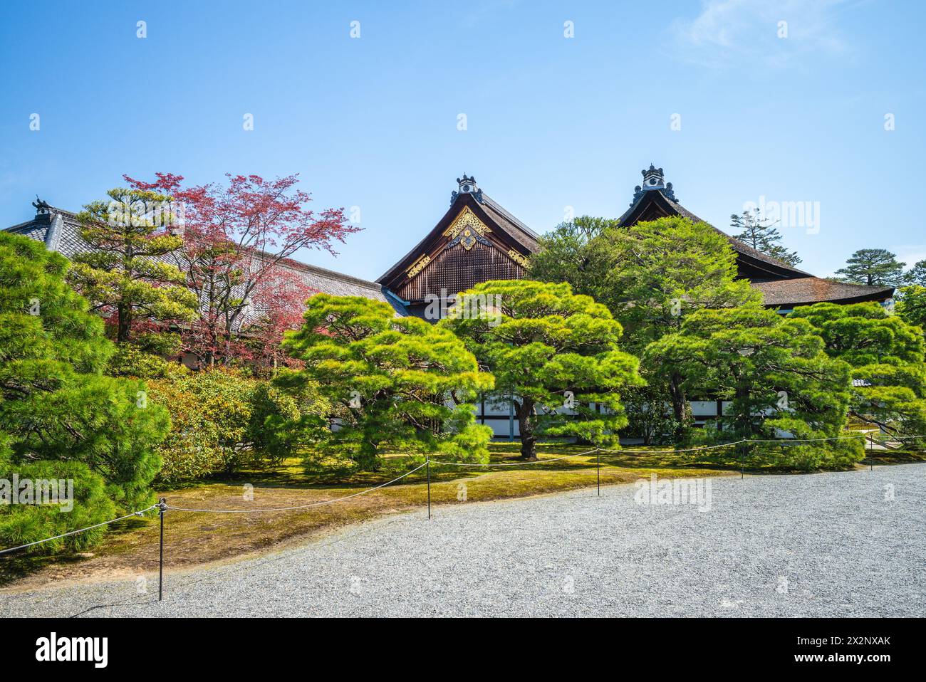 Der Kaiserpalast von Kyoto, der ehemalige Palast des Kaisers von Japan, in Kyoto Stockfoto