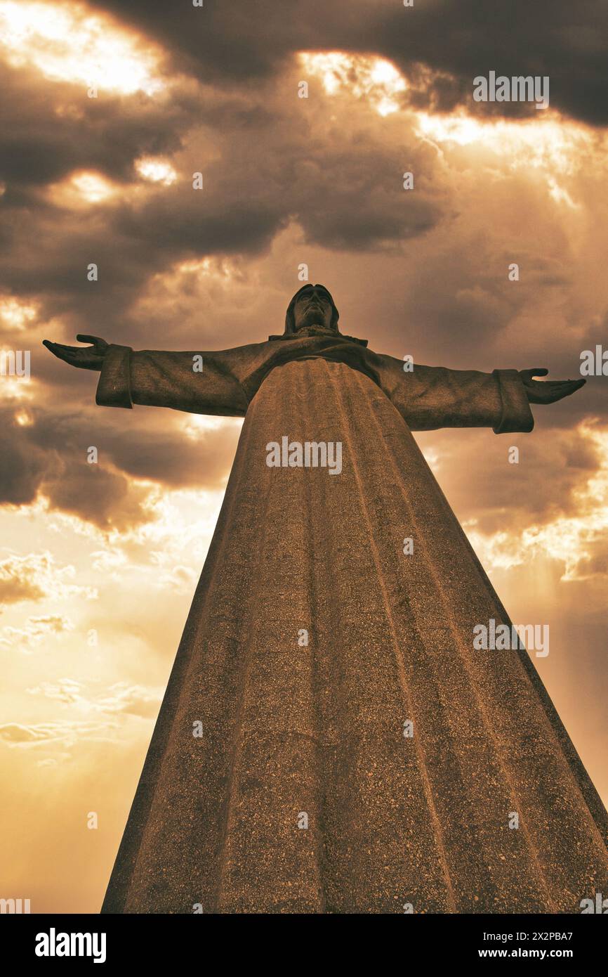 Lissabon, Portugal. Heiligtum Christi des Königs. Stockfoto