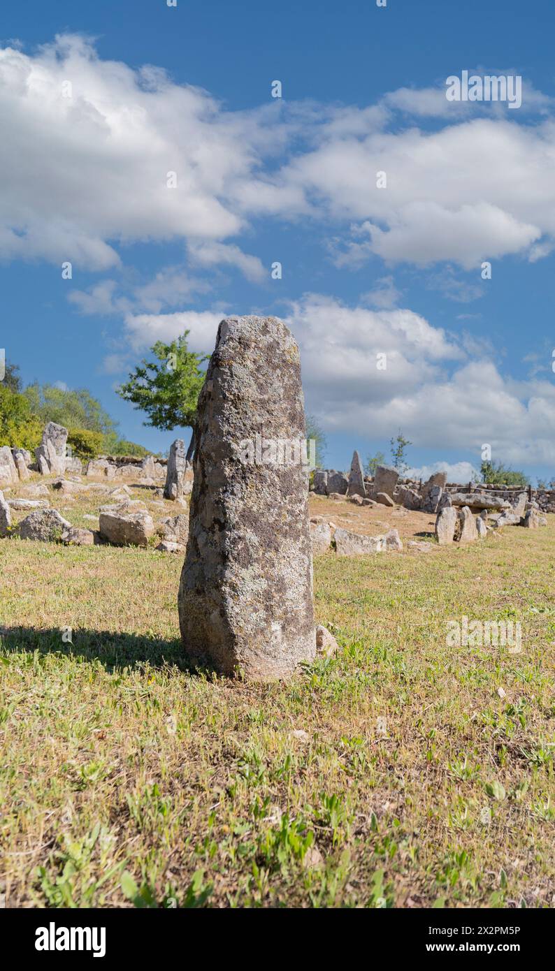 Neolithische Nekropole von Li Muri Arzachena - die älteste archäologische Stätte Sardiniens Stockfoto