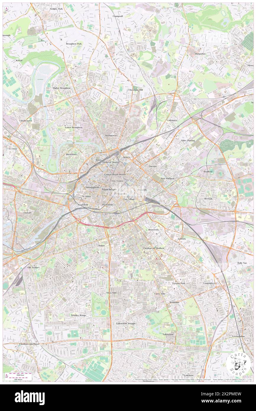 Mercure man Piccadilly Hotel, Manchester, GB, Großbritannien, England, n 53 28' 43'', S 2 14' 14'', Karte, Cartascapes Map, veröffentlicht 2024. Erkunden Sie Cartascapes, eine Karte, die die vielfältigen Landschaften, Kulturen und Ökosysteme der Erde enthüllt. Reisen Sie durch Zeit und Raum und entdecken Sie die Verflechtungen der Vergangenheit, Gegenwart und Zukunft unseres Planeten. Stockfoto