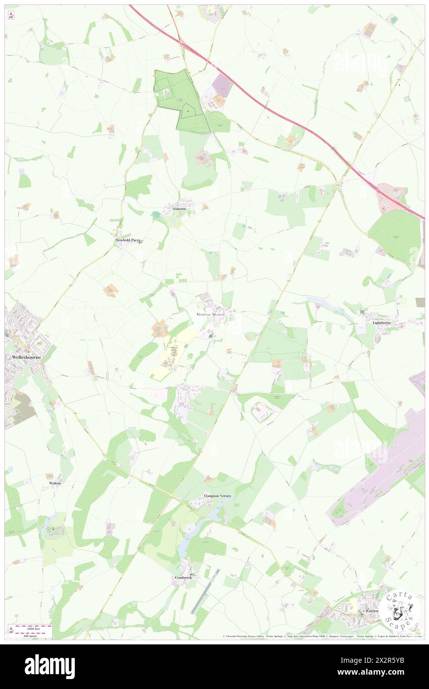 Moreton Morrell, Warwickshire, GB, Vereinigtes Königreich, England, n 52 11' 59'', S 1 32' 45'', Karte, Cartascapes Map, veröffentlicht 2024. Erkunden Sie Cartascapes, eine Karte, die die vielfältigen Landschaften, Kulturen und Ökosysteme der Erde enthüllt. Reisen Sie durch Zeit und Raum und entdecken Sie die Verflechtungen der Vergangenheit, Gegenwart und Zukunft unseres Planeten. Stockfoto