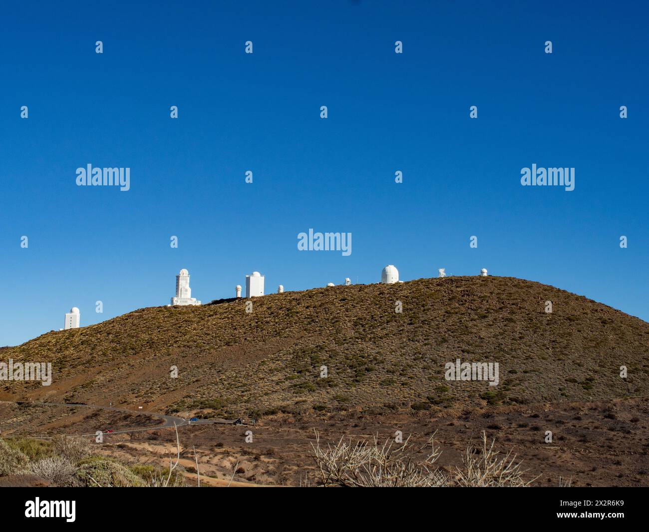 Astronomisches Observatorium Teide Teneriffa Kanarische Insel Spanien Stockfoto