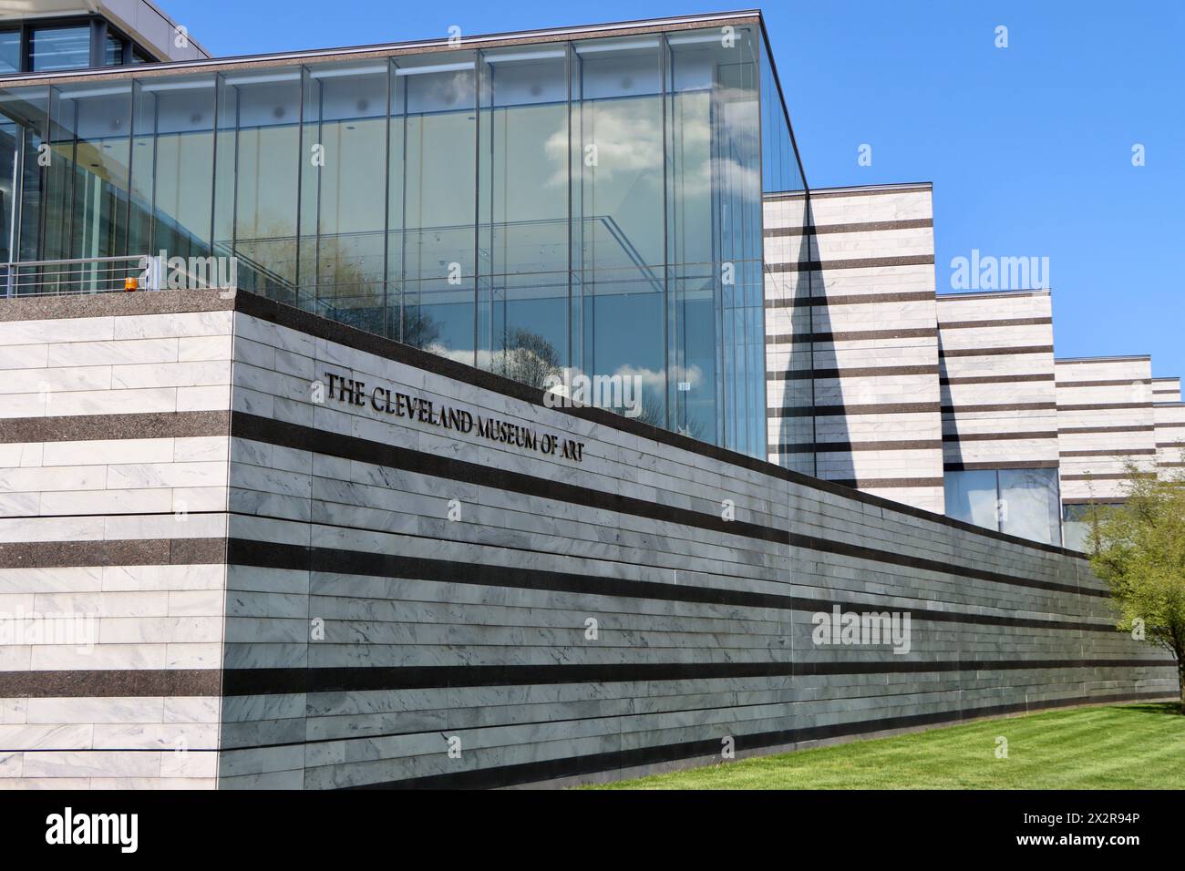 Die Erweiterung des Cleveland Museum of Art. Stockfoto