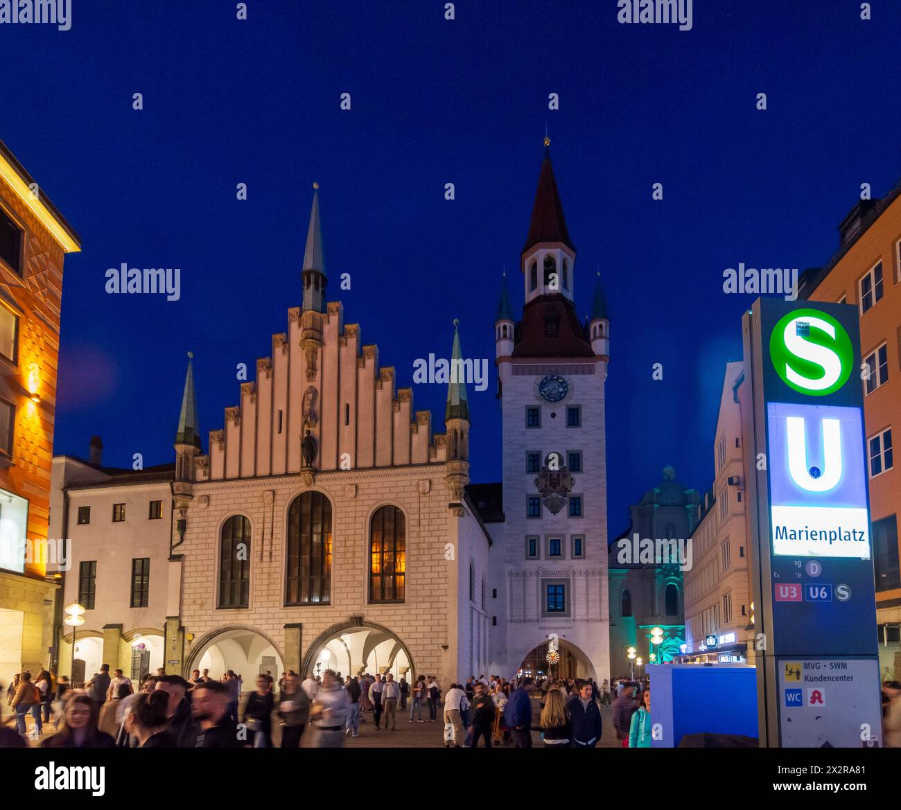 München, München: Altes Rathaus in Oberbayern, Oberbayern, Bayern, Deutschland Stockfoto