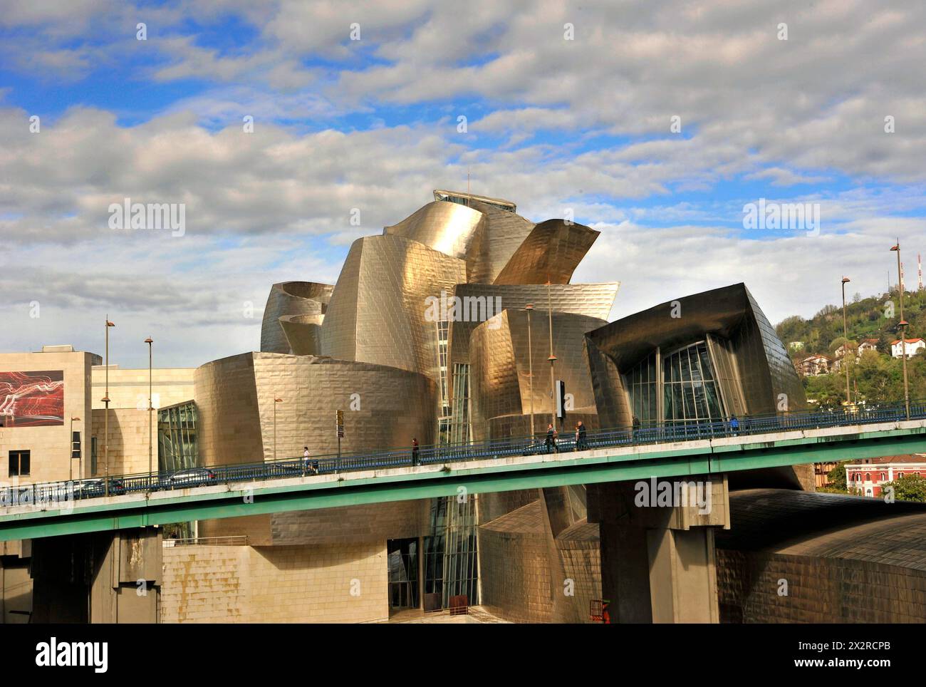 Guggenheim, Museum, Bilbao, Außenansicht, Architektur, Frank Gehry, Spanien, Europa Stockfoto