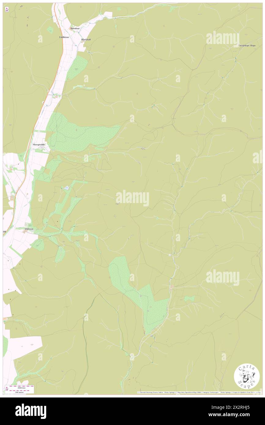 Arkleton Hill, Dumfries and Galloway, GB, Vereinigtes Königreich, Schottland, n 55 13' 13'', S 2 56' 11'', Karte, Cartascapes Map, veröffentlicht 2024. Erkunden Sie Cartascapes, eine Karte, die die vielfältigen Landschaften, Kulturen und Ökosysteme der Erde enthüllt. Reisen Sie durch Zeit und Raum und entdecken Sie die Verflechtungen der Vergangenheit, Gegenwart und Zukunft unseres Planeten. Stockfoto