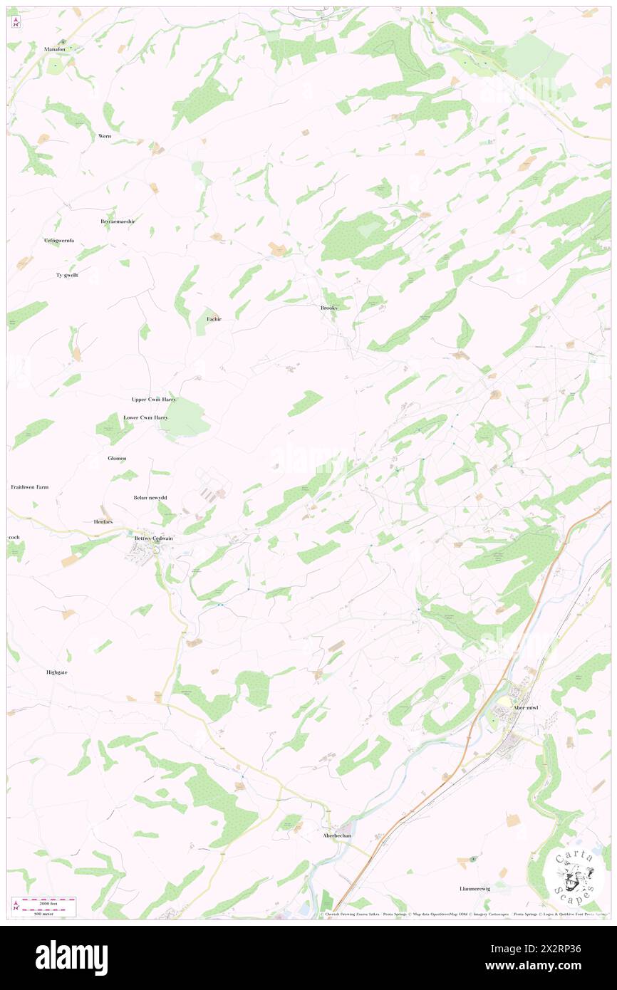 Pen y Gaer, Sir Powys, GB, Vereinigtes Königreich, Wales, n 52 34' 12'', S 3 16' 13'', Karte, Cartascapes Map, veröffentlicht 2024. Erkunden Sie Cartascapes, eine Karte, die die vielfältigen Landschaften, Kulturen und Ökosysteme der Erde enthüllt. Reisen Sie durch Zeit und Raum und entdecken Sie die Verflechtungen der Vergangenheit, Gegenwart und Zukunft unseres Planeten. Stockfoto