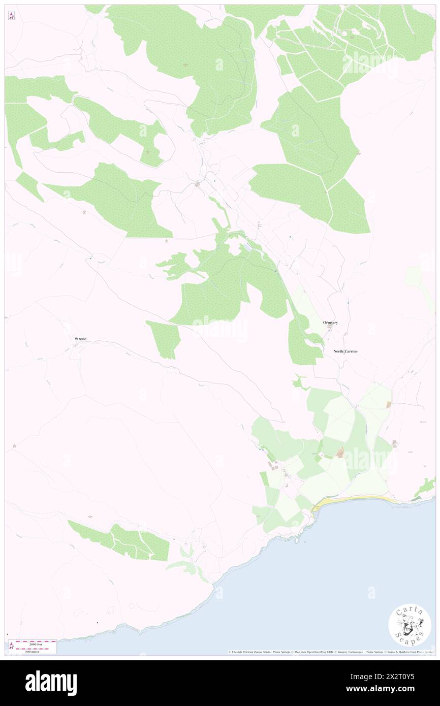 Corr nan Long, Argyll and Bute, GB, Vereinigtes Königreich, Schottland, n 55 19' 51'', S 5 42' 46'', Karte, Cartascapes Map, veröffentlicht 2024. Erkunden Sie Cartascapes, eine Karte, die die vielfältigen Landschaften, Kulturen und Ökosysteme der Erde enthüllt. Reisen Sie durch Zeit und Raum und entdecken Sie die Verflechtungen der Vergangenheit, Gegenwart und Zukunft unseres Planeten. Stockfoto