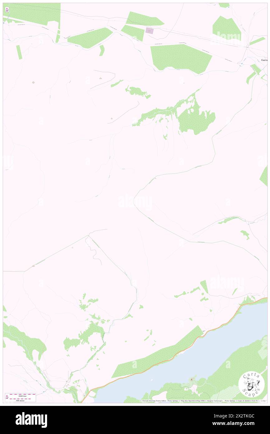 Stob Coire Dubh, Highland, GB, Vereinigtes Königreich, Schottland, n 56 59' 30'', S 4 28' 35'', Karte, Cartascapes Map, veröffentlicht 2024. Erkunden Sie Cartascapes, eine Karte, die die vielfältigen Landschaften, Kulturen und Ökosysteme der Erde enthüllt. Reisen Sie durch Zeit und Raum und entdecken Sie die Verflechtungen der Vergangenheit, Gegenwart und Zukunft unseres Planeten. Stockfoto