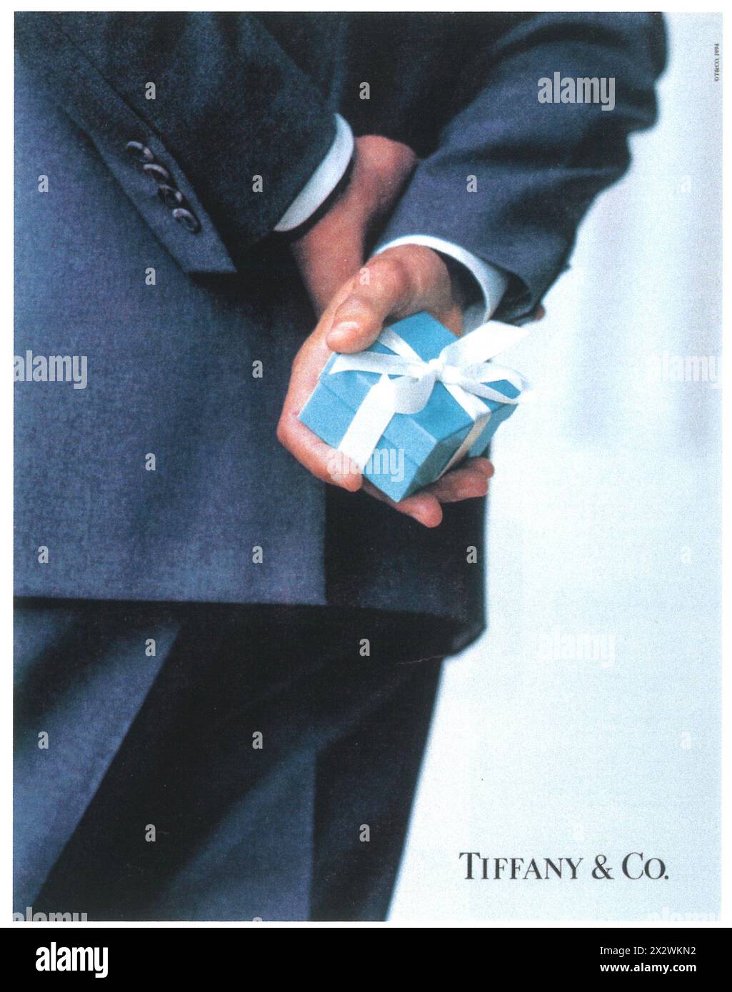 1996 Anzeige von Tiffany & Co Stockfoto