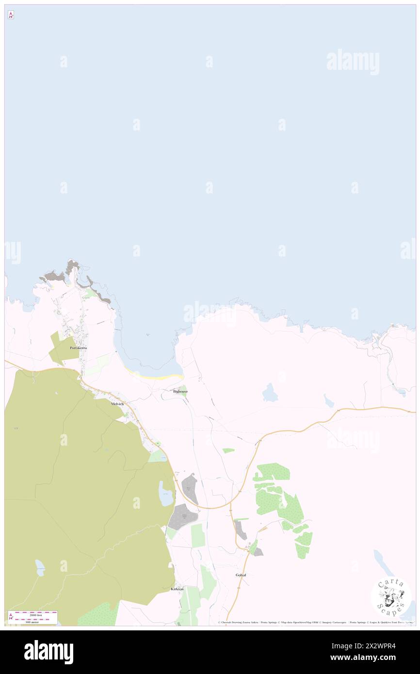 Melvich Bay, Highland, GB, Vereinigtes Königreich, Schottland, n 58 34' 0'', S 3 53' 59'', Karte, Karte, Kartenausgabe 2024. Erkunden Sie Cartascapes, eine Karte, die die vielfältigen Landschaften, Kulturen und Ökosysteme der Erde enthüllt. Reisen Sie durch Zeit und Raum und entdecken Sie die Verflechtungen der Vergangenheit, Gegenwart und Zukunft unseres Planeten. Stockfoto