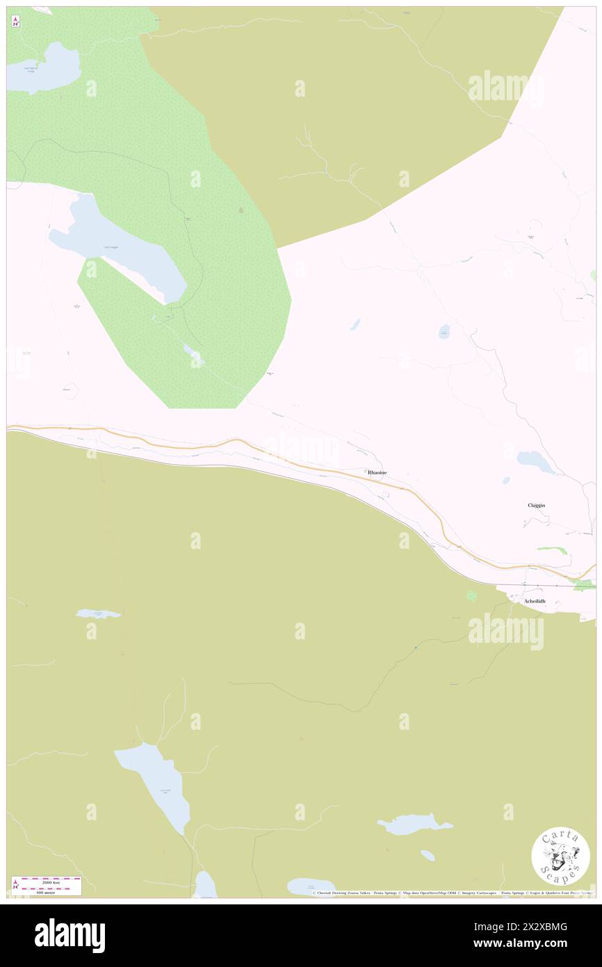 Strath Fleet, Highland, GB, Vereinigtes Königreich, Schottland, n 58 1' 0'', S 4 17' 59'', Karte, Cartascapes Map, veröffentlicht 2024. Erkunden Sie Cartascapes, eine Karte, die die vielfältigen Landschaften, Kulturen und Ökosysteme der Erde enthüllt. Reisen Sie durch Zeit und Raum und entdecken Sie die Verflechtungen der Vergangenheit, Gegenwart und Zukunft unseres Planeten. Stockfoto