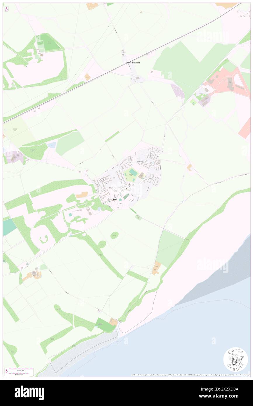 Errol, Perth und Kinross, GB, Vereinigtes Königreich, Schottland, n 56 23' 32'', S 3 12' 45'', Karte, Cartascapes Map, veröffentlicht 2024. Erkunden Sie Cartascapes, eine Karte, die die vielfältigen Landschaften, Kulturen und Ökosysteme der Erde enthüllt. Reisen Sie durch Zeit und Raum und entdecken Sie die Verflechtungen der Vergangenheit, Gegenwart und Zukunft unseres Planeten. Stockfoto