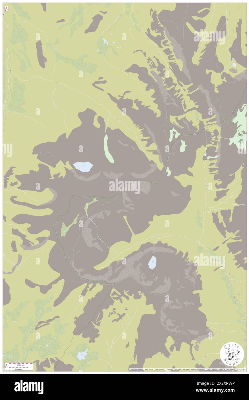 Braeriach, Aberdeenshire, GB, Vereinigtes Königreich, Schottland, n 57 4' 41'', S 3 43' 42'', Karte, Cartascapes Map, veröffentlicht 2024. Erkunden Sie Cartascapes, eine Karte, die die vielfältigen Landschaften, Kulturen und Ökosysteme der Erde enthüllt. Reisen Sie durch Zeit und Raum und entdecken Sie die Verflechtungen der Vergangenheit, Gegenwart und Zukunft unseres Planeten. Stockfoto