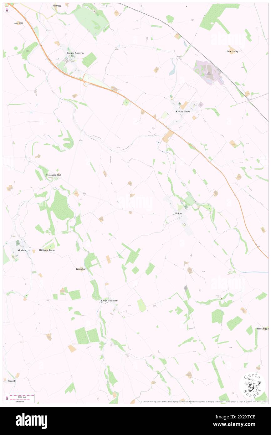 Bolton, East Lothian, GB, Vereinigtes Königreich, Schottland, n 55 55' 17'', S 2 47' 20'', Karte, Cartascapes Map, veröffentlicht 2024. Erkunden Sie Cartascapes, eine Karte, die die vielfältigen Landschaften, Kulturen und Ökosysteme der Erde enthüllt. Reisen Sie durch Zeit und Raum und entdecken Sie die Verflechtungen der Vergangenheit, Gegenwart und Zukunft unseres Planeten. Stockfoto