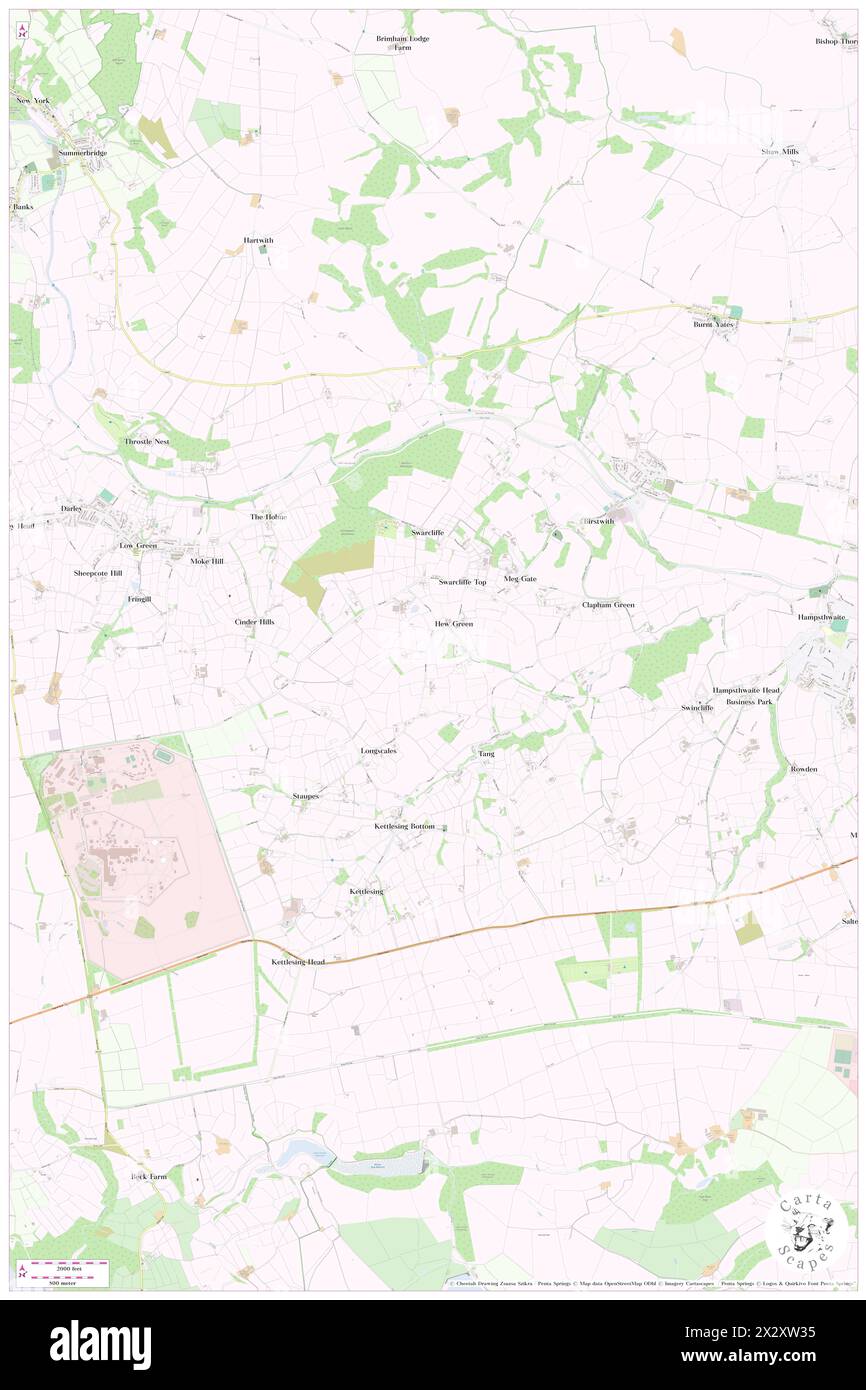 Birstwith, North Yorkshire, GB, Vereinigtes Königreich, England, n 54 1' 51''', S 1 38' 3'', Karte, Karte, Kartenausgabe 2024. Erkunden Sie Cartascapes, eine Karte, die die vielfältigen Landschaften, Kulturen und Ökosysteme der Erde enthüllt. Reisen Sie durch Zeit und Raum und entdecken Sie die Verflechtungen der Vergangenheit, Gegenwart und Zukunft unseres Planeten. Stockfoto