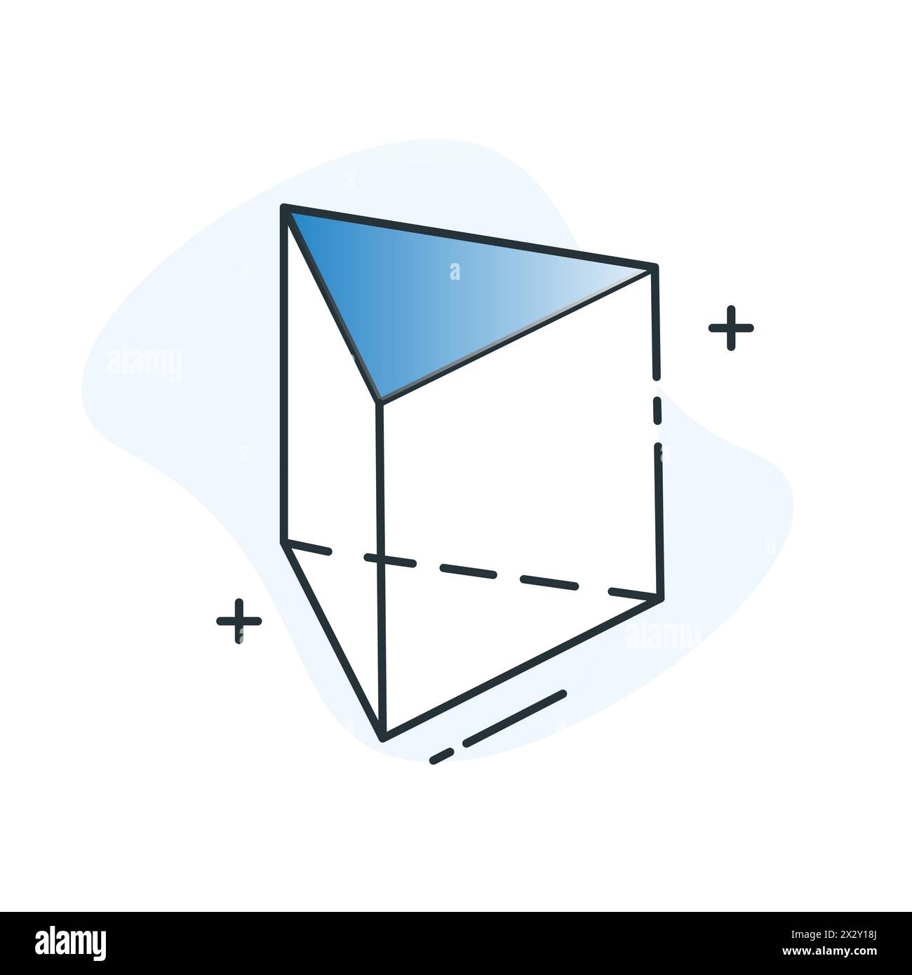 3D-Formgenerierung Interaktive 3D-Vektor-Symbolkonstruktion Stock Vektor