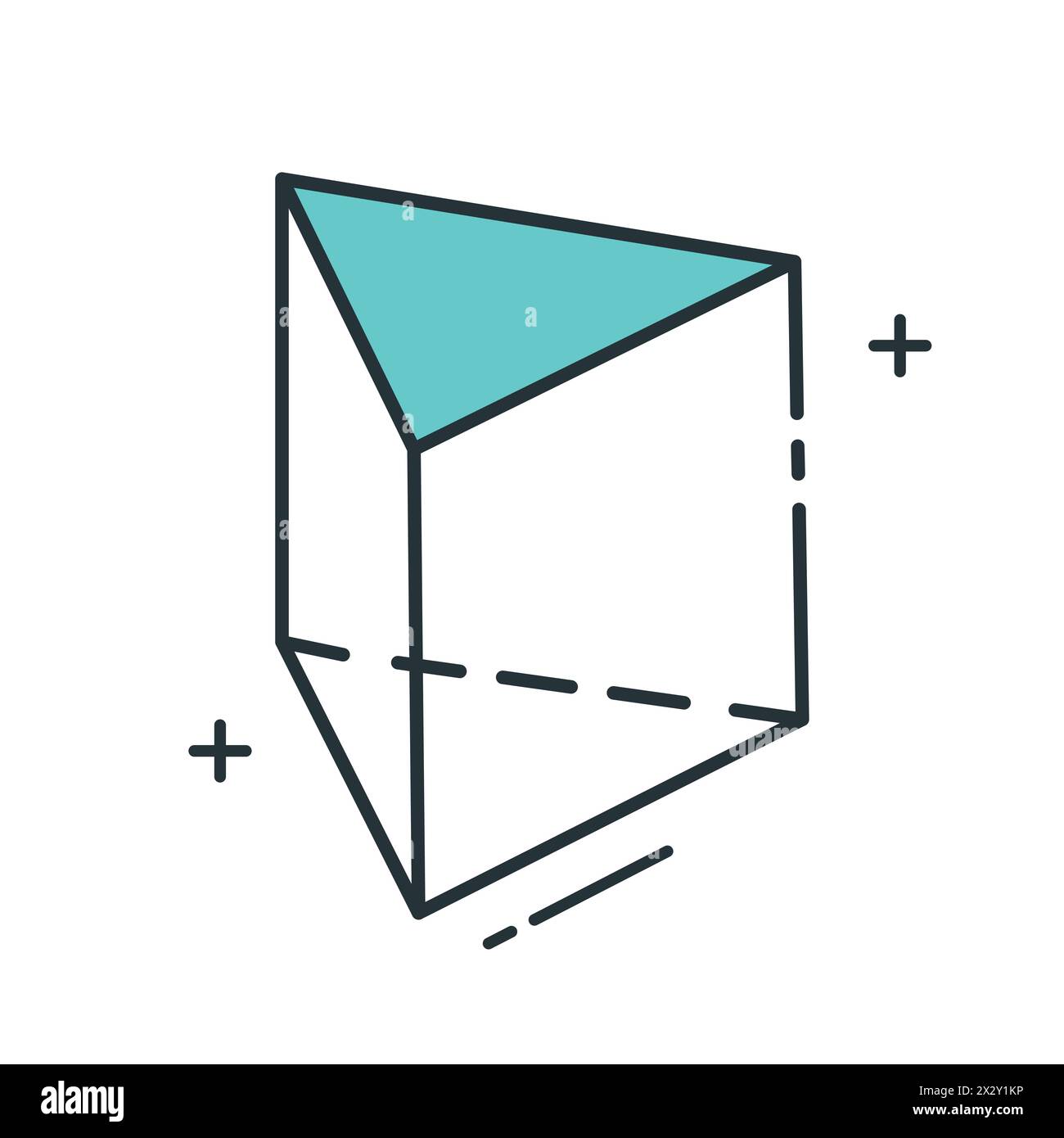 3D-Formgenerierung Interaktive 3D-Vektor-Symbolkonstruktion Stock Vektor
