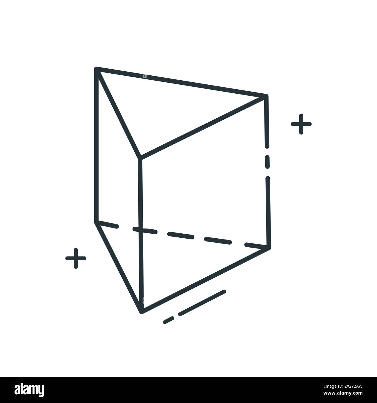 3D-Formgenerierung Interaktive 3D-Vektor-Symbolkonstruktion Stock Vektor