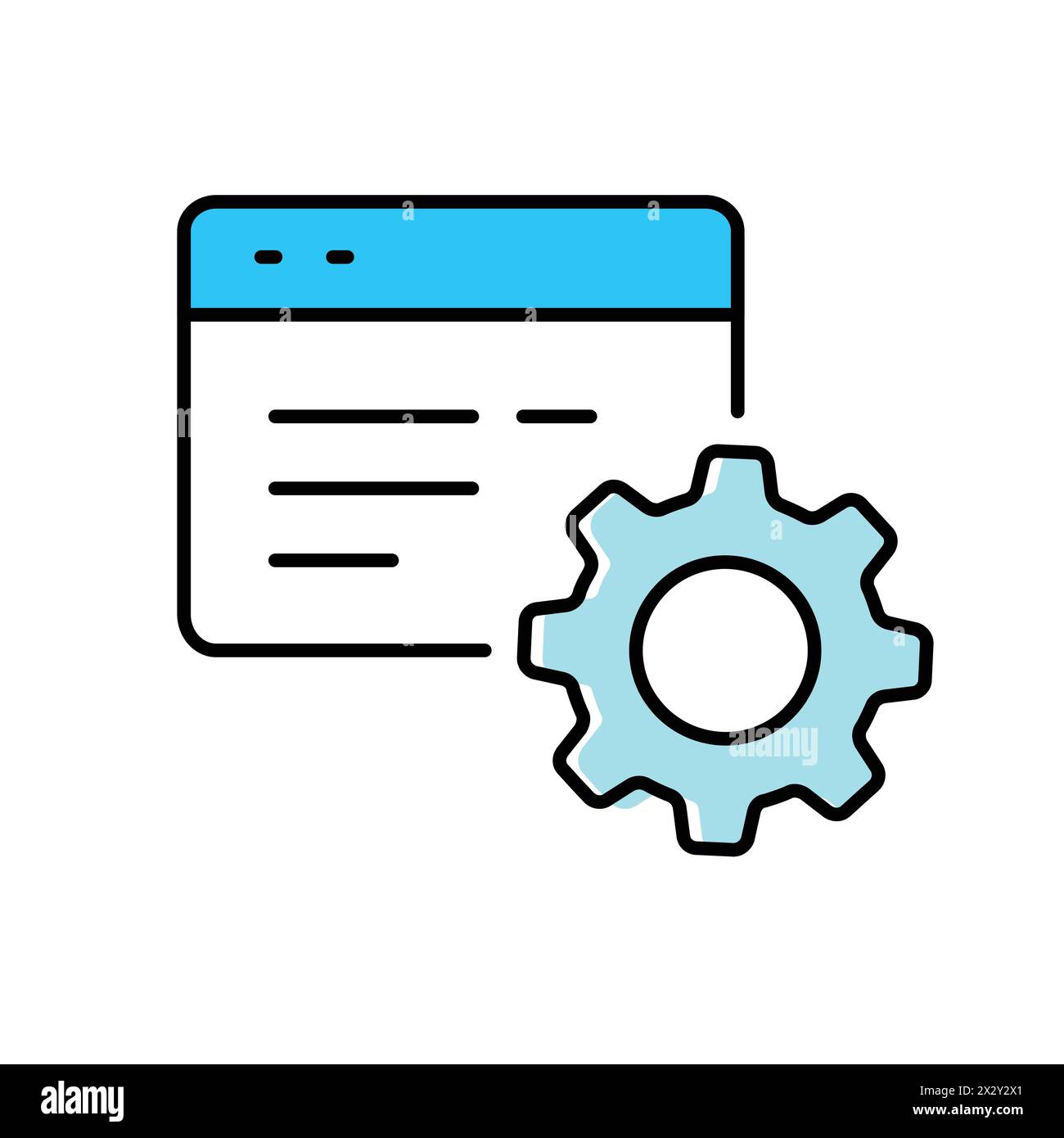 Konstruktion Von Symbolen Für Datenvektor Erfassen Stock Vektor
