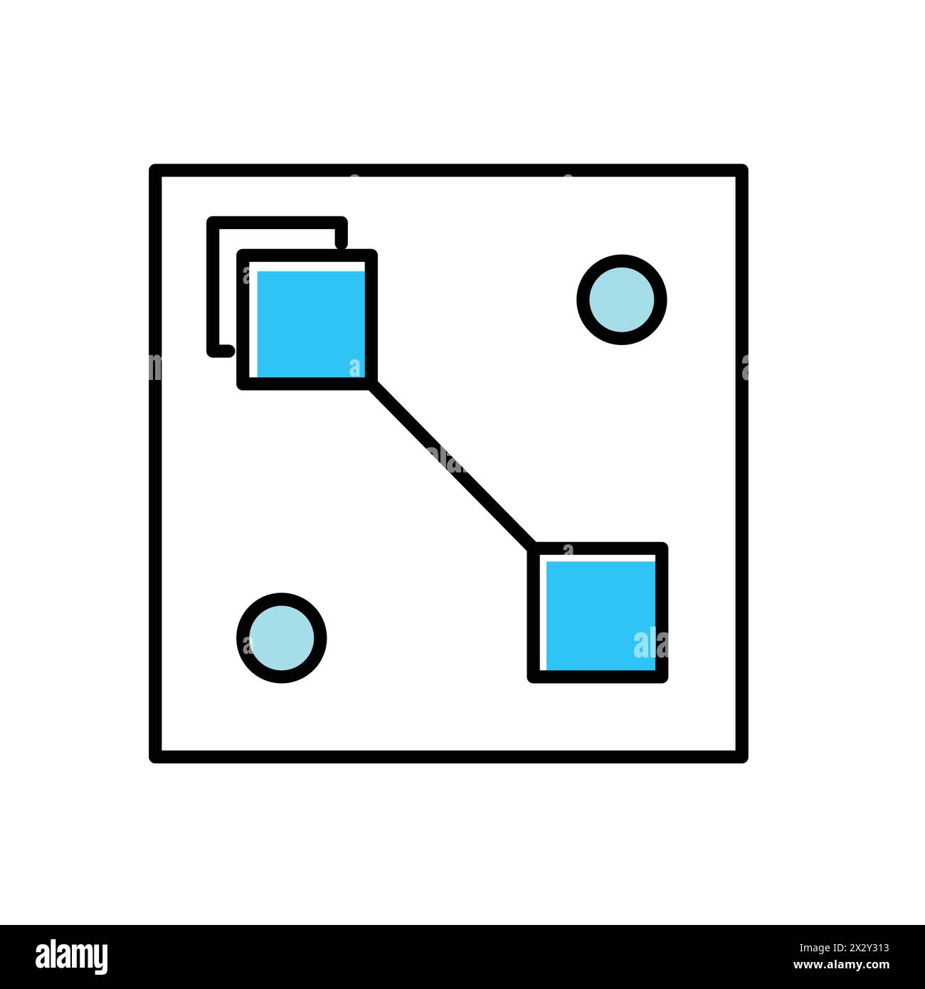 Training Machine Learning-Modelle Vektor-Symbol-Design Stock Vektor