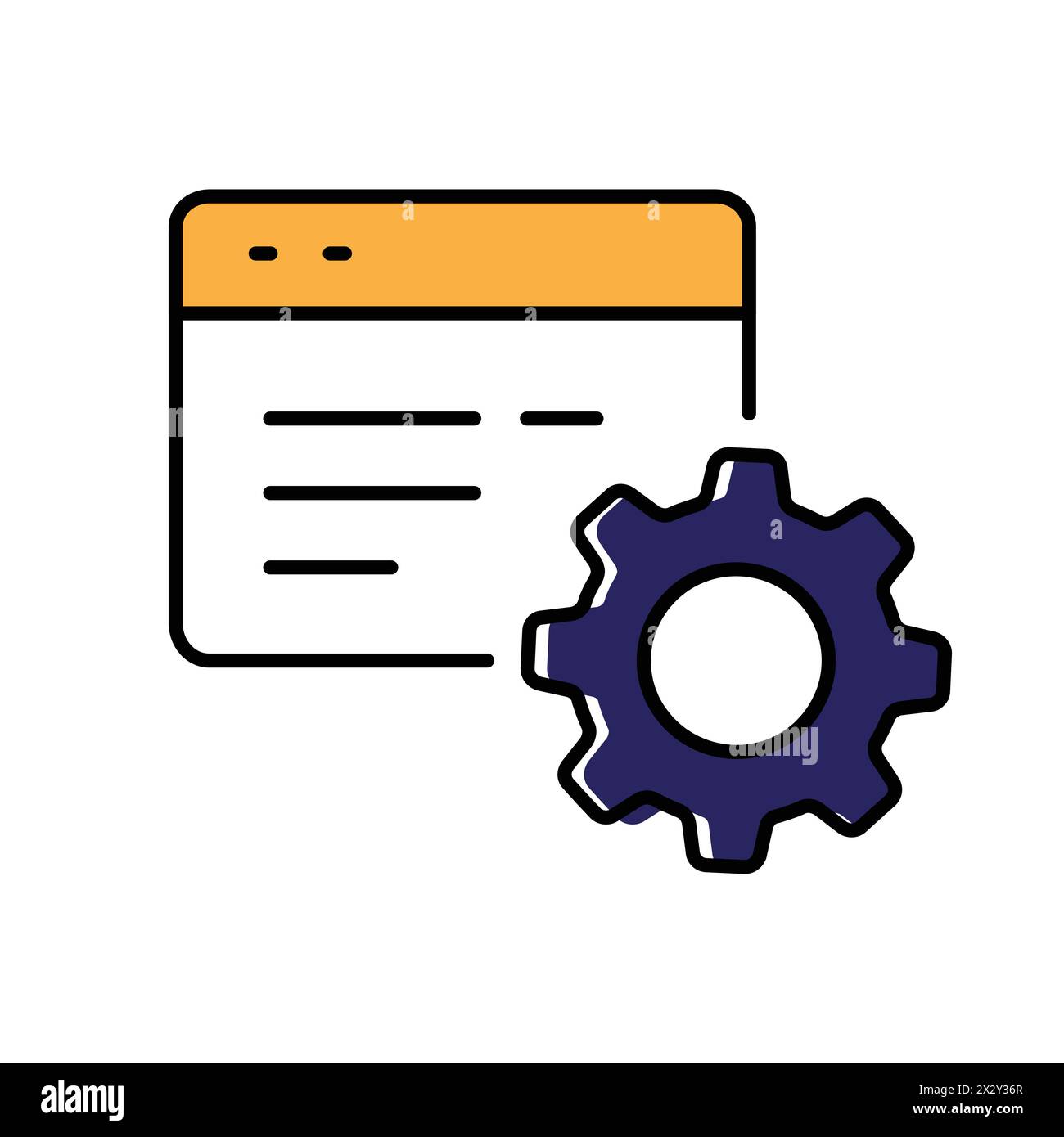 Design Von Vektorsymbolen Für Die Datenerfassung Stock Vektor