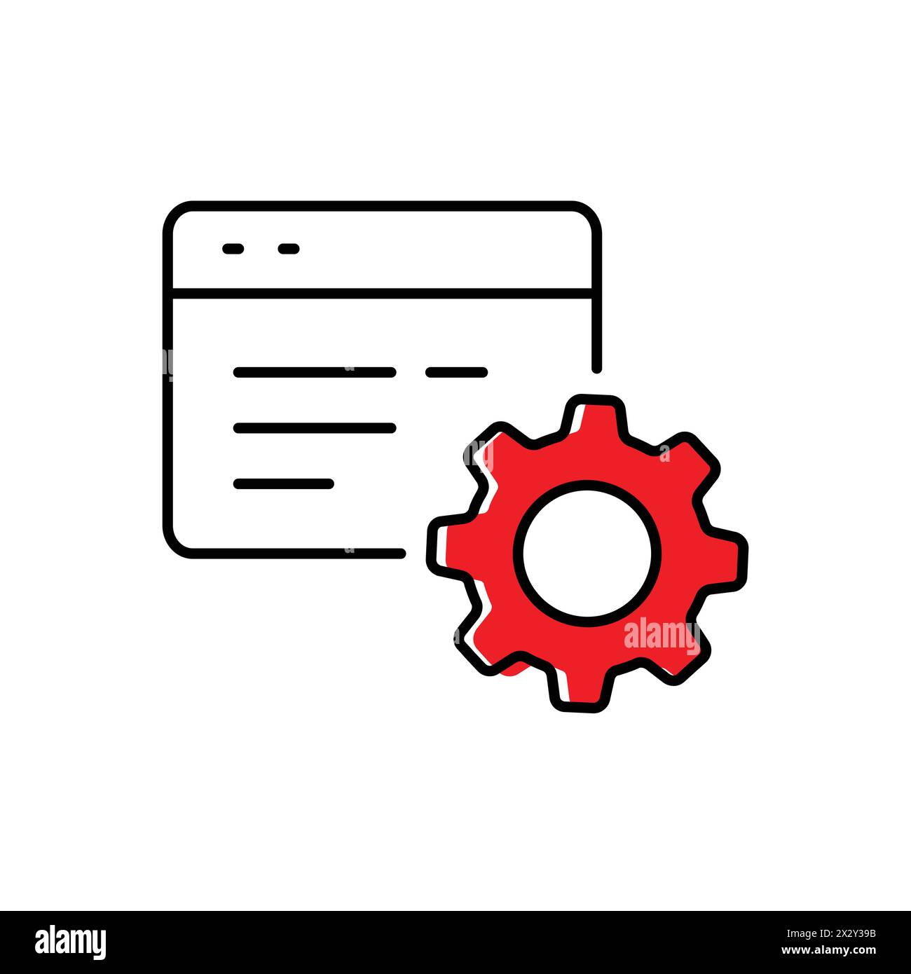 Konstruktion Von Symbolen Für Datenvektor Erfassen Stock Vektor