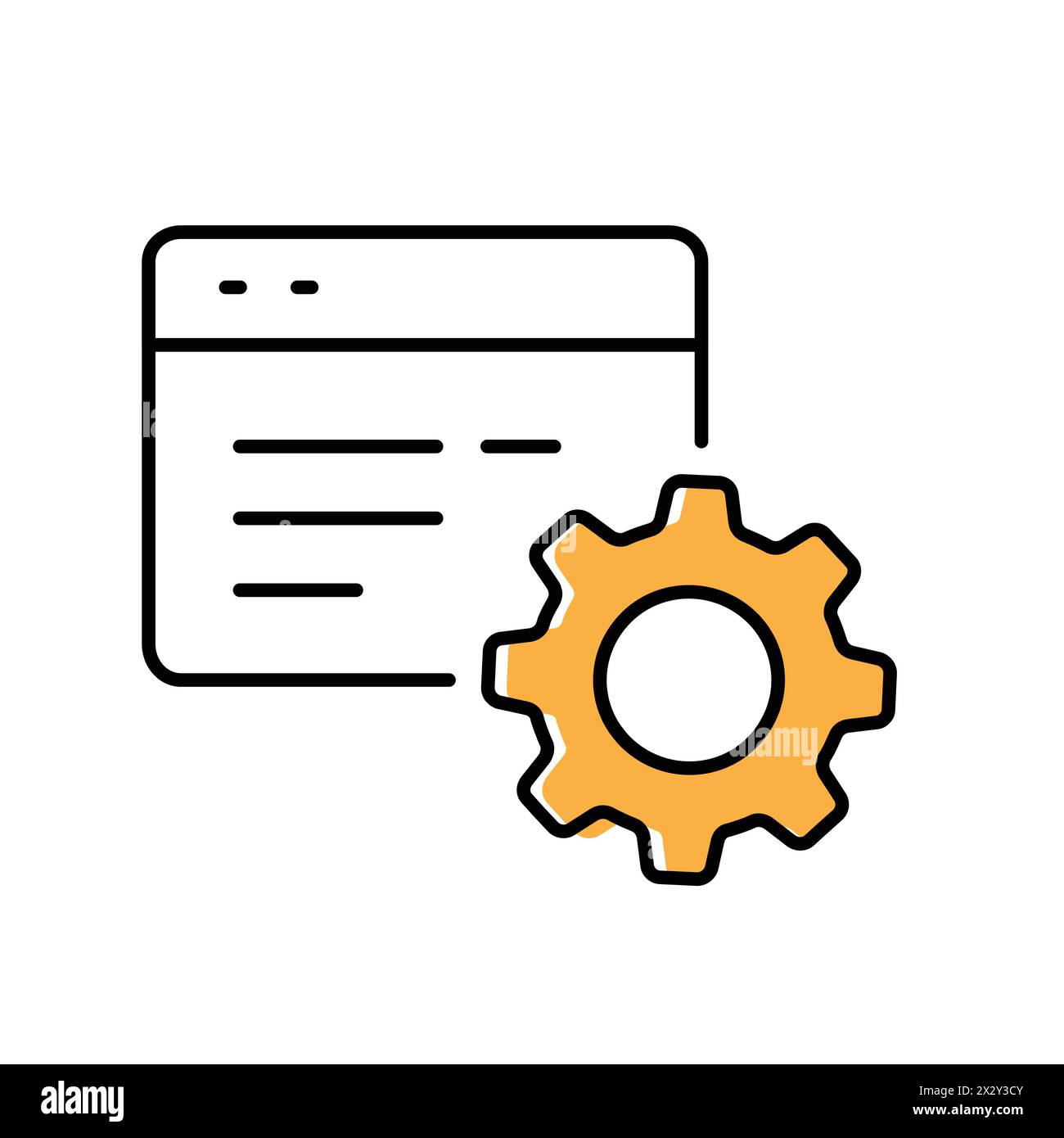 Konstruktion Von Symbolen Für Datenvektor Erfassen Stock Vektor