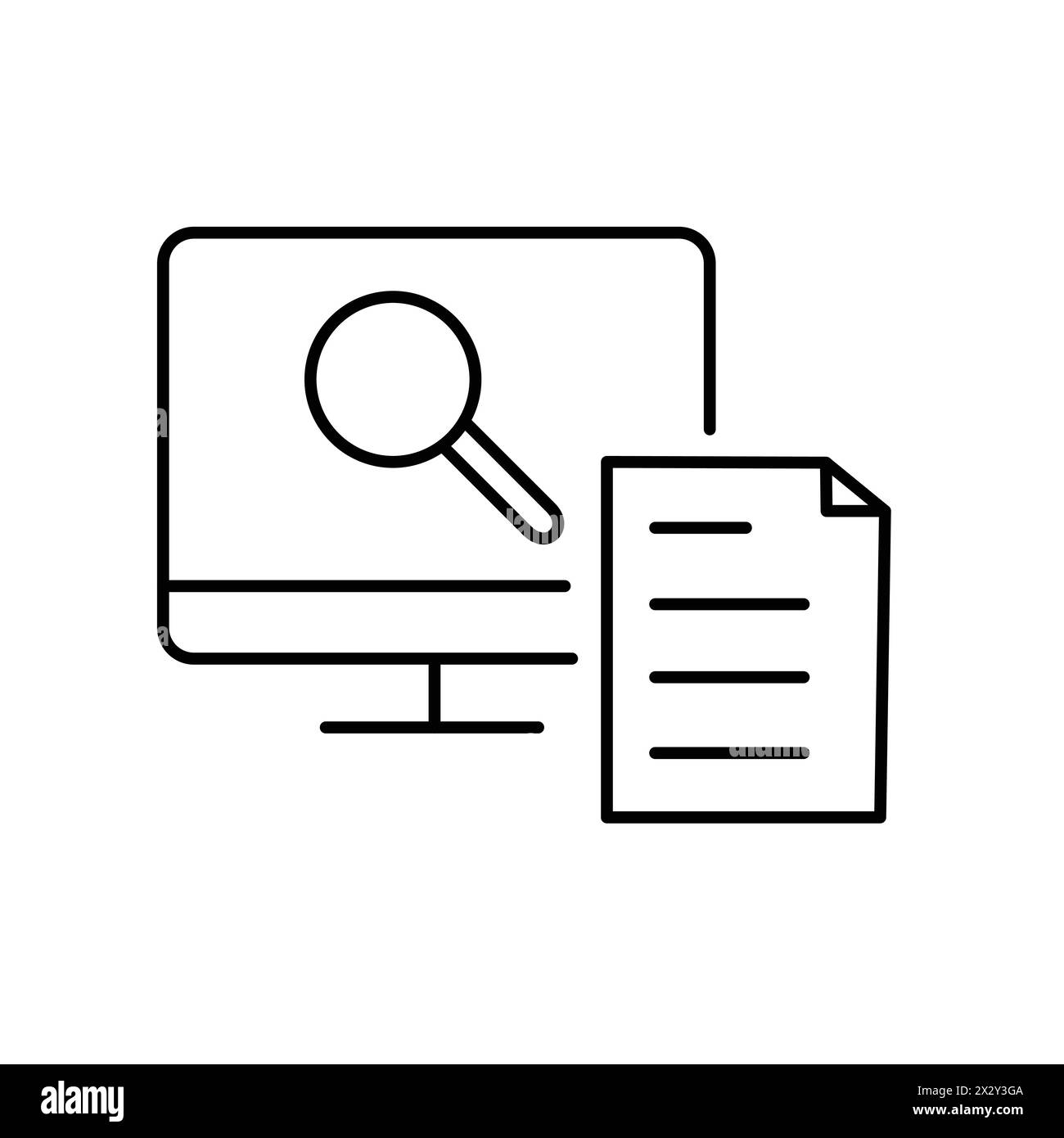 Continuous Monitoring Continuous Improvement Vector Icon Design Stock Vektor