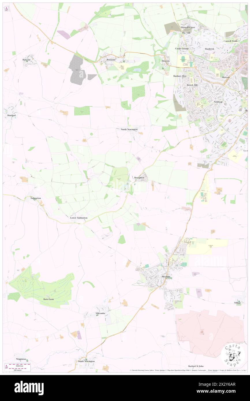 Broughton Castle, Oxfordshire, GB, Vereinigtes Königreich, England, n 52 2' 26'', S 1 23' 31'', Karte, Cartascapes Map, veröffentlicht 2024. Erkunden Sie Cartascapes, eine Karte, die die vielfältigen Landschaften, Kulturen und Ökosysteme der Erde enthüllt. Reisen Sie durch Zeit und Raum und entdecken Sie die Verflechtungen der Vergangenheit, Gegenwart und Zukunft unseres Planeten. Stockfoto