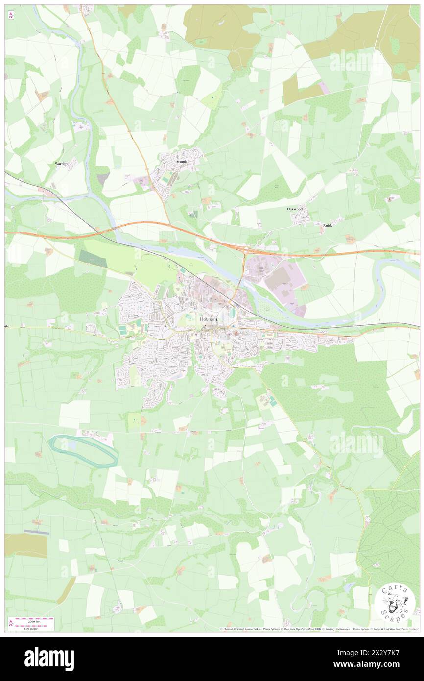 Hexham Moot Hall, Northumberland, GB, Vereinigtes Königreich, England, n 54 58' 17'', S 2 6' 3'', Karte, Cartascapes Map, veröffentlicht 2024. Erkunden Sie Cartascapes, eine Karte, die die vielfältigen Landschaften, Kulturen und Ökosysteme der Erde enthüllt. Reisen Sie durch Zeit und Raum und entdecken Sie die Verflechtungen der Vergangenheit, Gegenwart und Zukunft unseres Planeten. Stockfoto