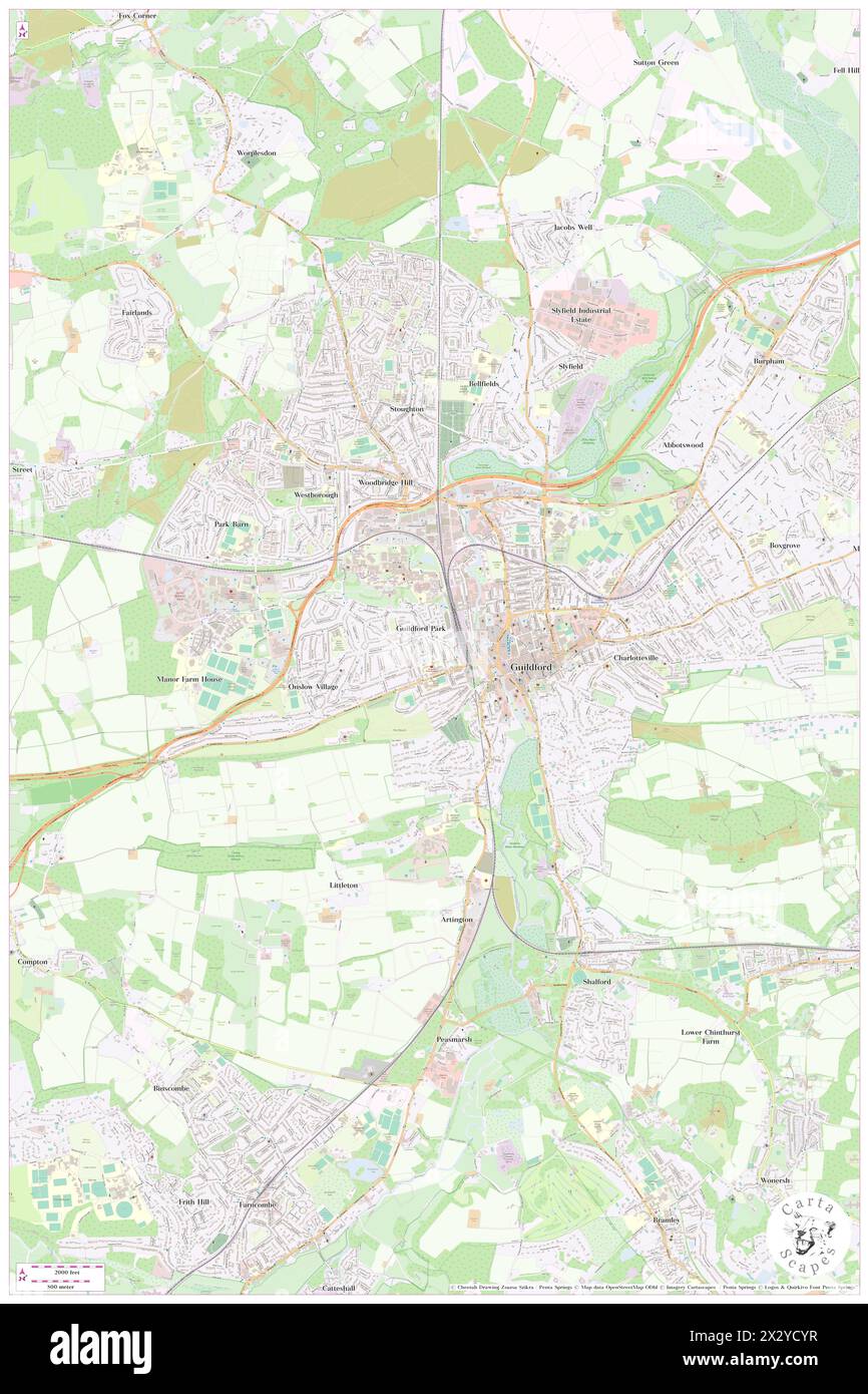 Ludlow Road Resource Centre, Surrey, GB, Vereinigtes Königreich, England, n 51 14' 12'', S 0 35' 4'', Karte, Cartascapes Map, veröffentlicht 2024. Erkunden Sie Cartascapes, eine Karte, die die vielfältigen Landschaften, Kulturen und Ökosysteme der Erde enthüllt. Reisen Sie durch Zeit und Raum und entdecken Sie die Verflechtungen der Vergangenheit, Gegenwart und Zukunft unseres Planeten. Stockfoto