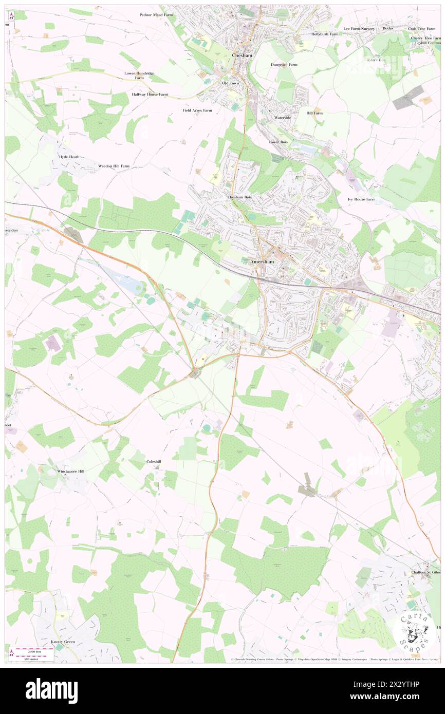 Crown, Buckinghamshire, GB, Vereinigtes Königreich, England, n 51 39' 58''', S 0 37' 0'', Karte, Cartascapes Map, veröffentlicht 2024. Erkunden Sie Cartascapes, eine Karte, die die vielfältigen Landschaften, Kulturen und Ökosysteme der Erde enthüllt. Reisen Sie durch Zeit und Raum und entdecken Sie die Verflechtungen der Vergangenheit, Gegenwart und Zukunft unseres Planeten. Stockfoto