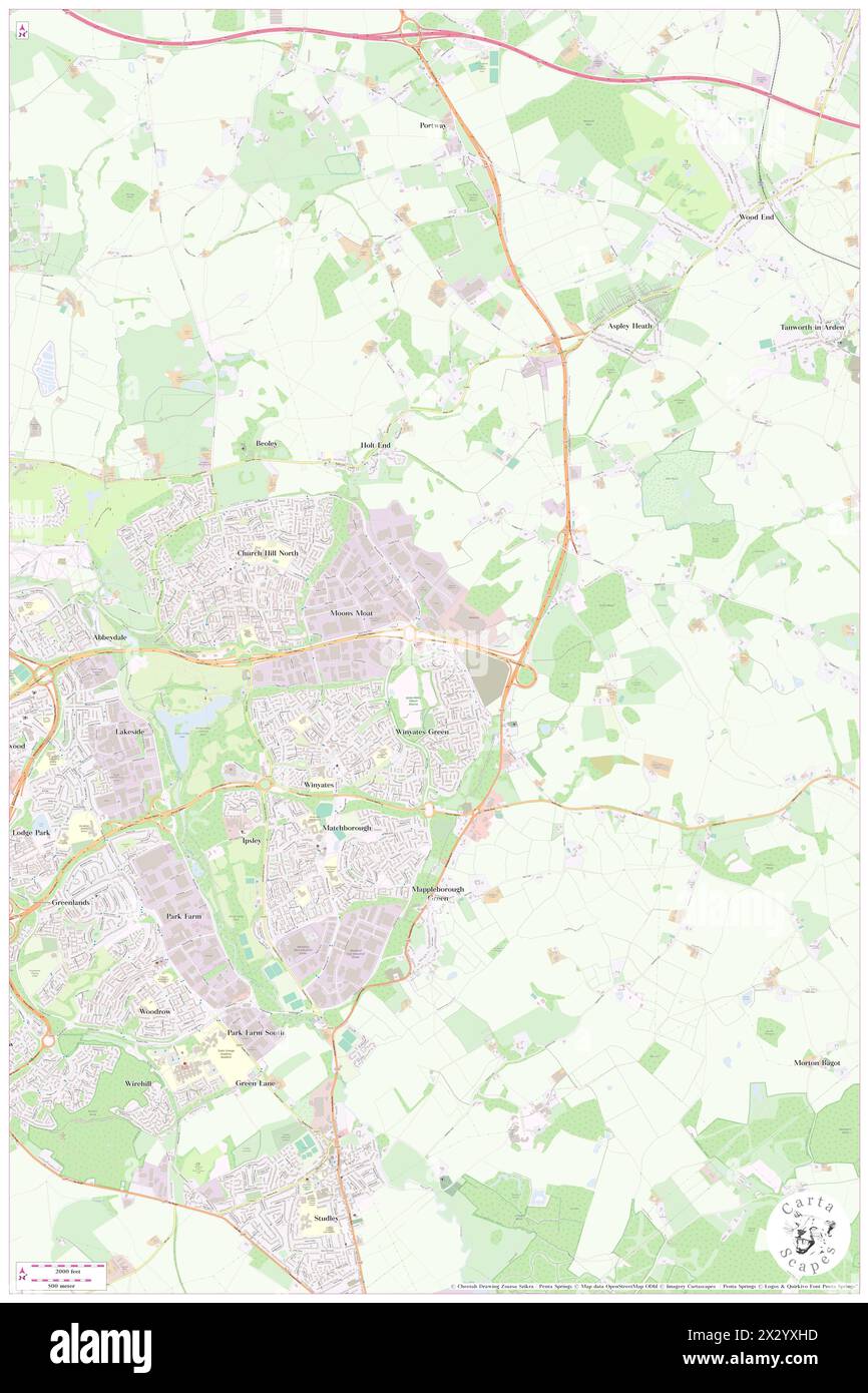 Campanile Redditch, Worcestershire, GB, Vereinigtes Königreich, England, n 52 18' 36'', S 1 52' 59'', Karte, Cartascapes Map, veröffentlicht 2024. Erkunden Sie Cartascapes, eine Karte, die die vielfältigen Landschaften, Kulturen und Ökosysteme der Erde enthüllt. Reisen Sie durch Zeit und Raum und entdecken Sie die Verflechtungen der Vergangenheit, Gegenwart und Zukunft unseres Planeten. Stockfoto