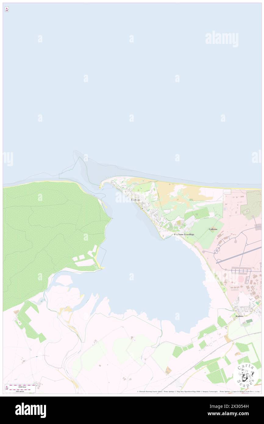 The Kimberly Inn, Moray, GB, Vereinigtes Königreich, Schottland, n 57 39' 33'', S 3 36' 43'', Karte, Cartascapes Map, veröffentlicht 2024. Erkunden Sie Cartascapes, eine Karte, die die vielfältigen Landschaften, Kulturen und Ökosysteme der Erde enthüllt. Reisen Sie durch Zeit und Raum und entdecken Sie die Verflechtungen der Vergangenheit, Gegenwart und Zukunft unseres Planeten. Stockfoto