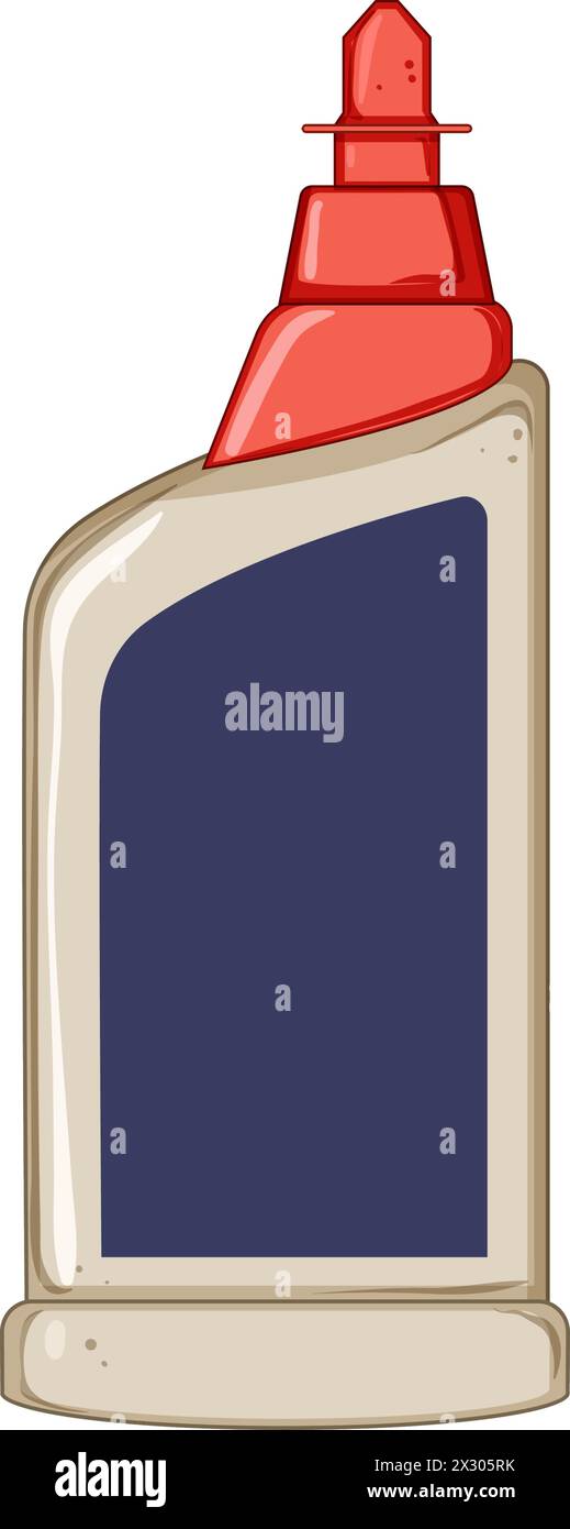 Projekt Holzleim Karikaturvektor Illustration Stock Vektor