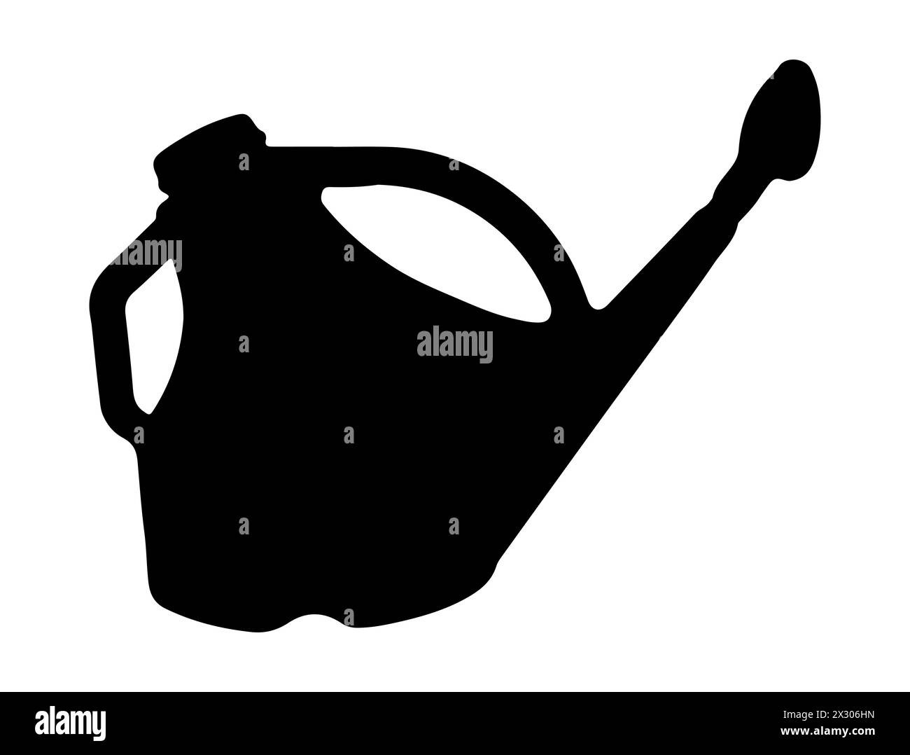 Gießkanne Silhouette Vektorkunst Stock Vektor