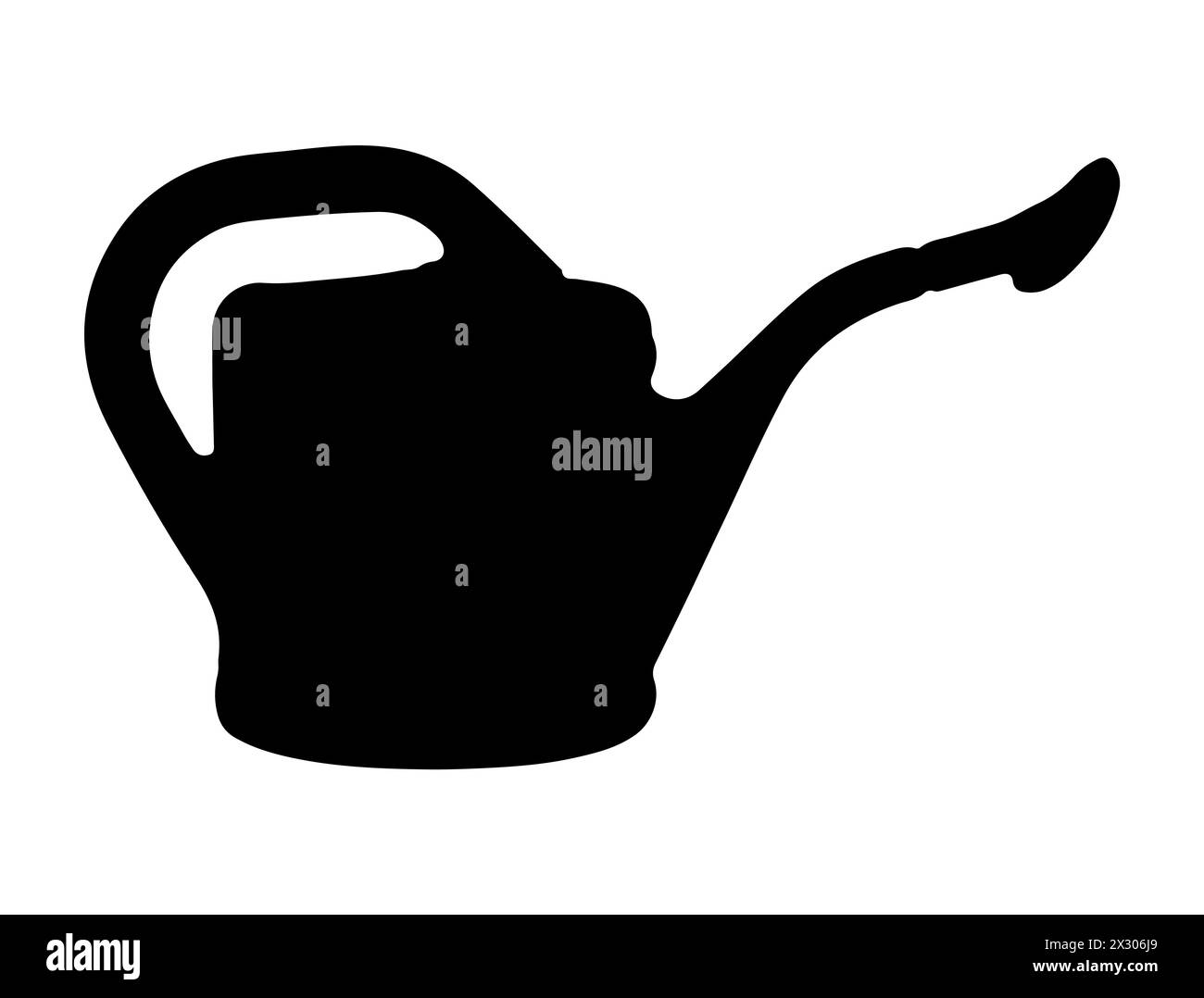 Gießkanne Silhouette Vektorkunst Stock Vektor
