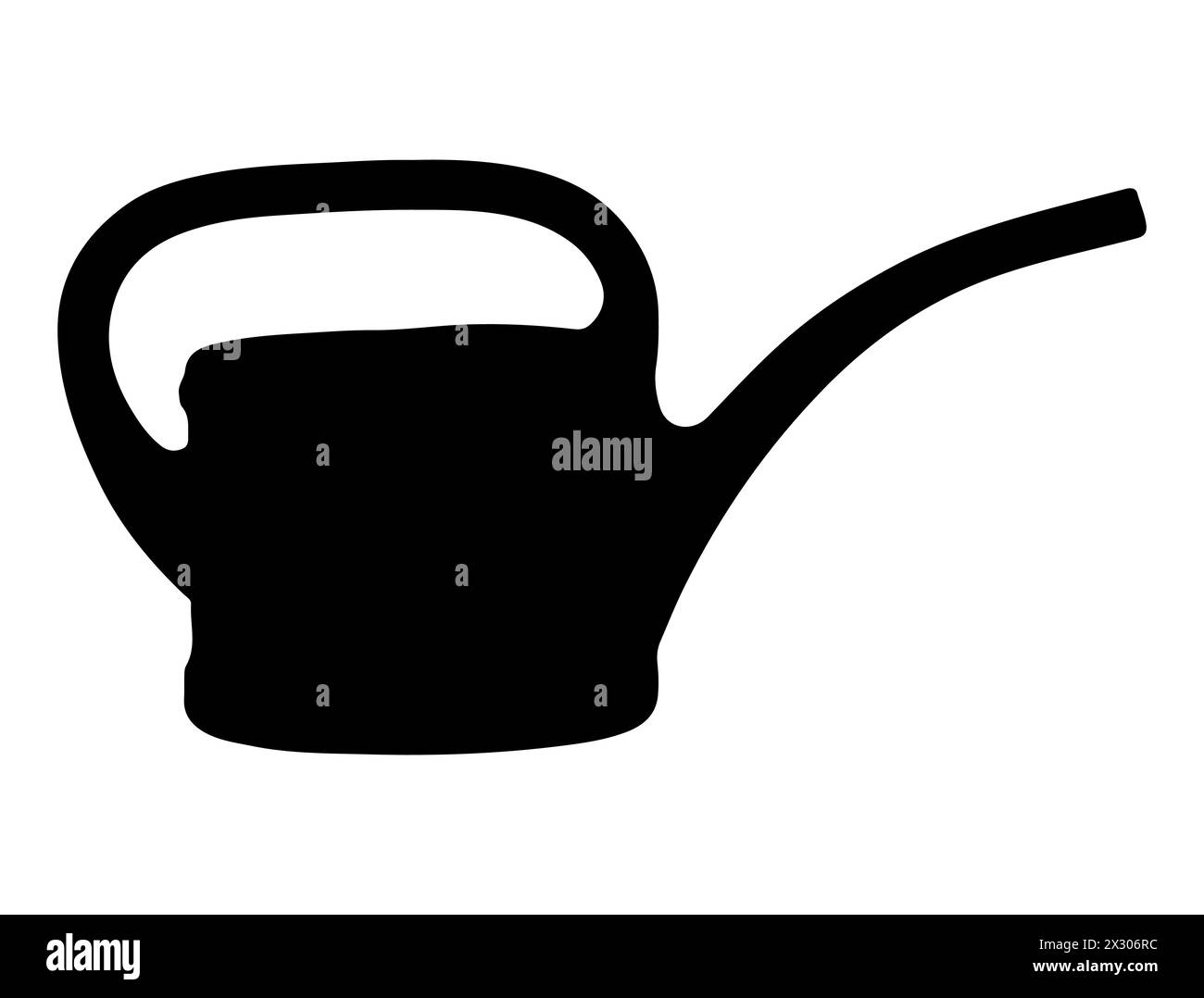 Gießkanne Silhouette Vektorkunst Stock Vektor