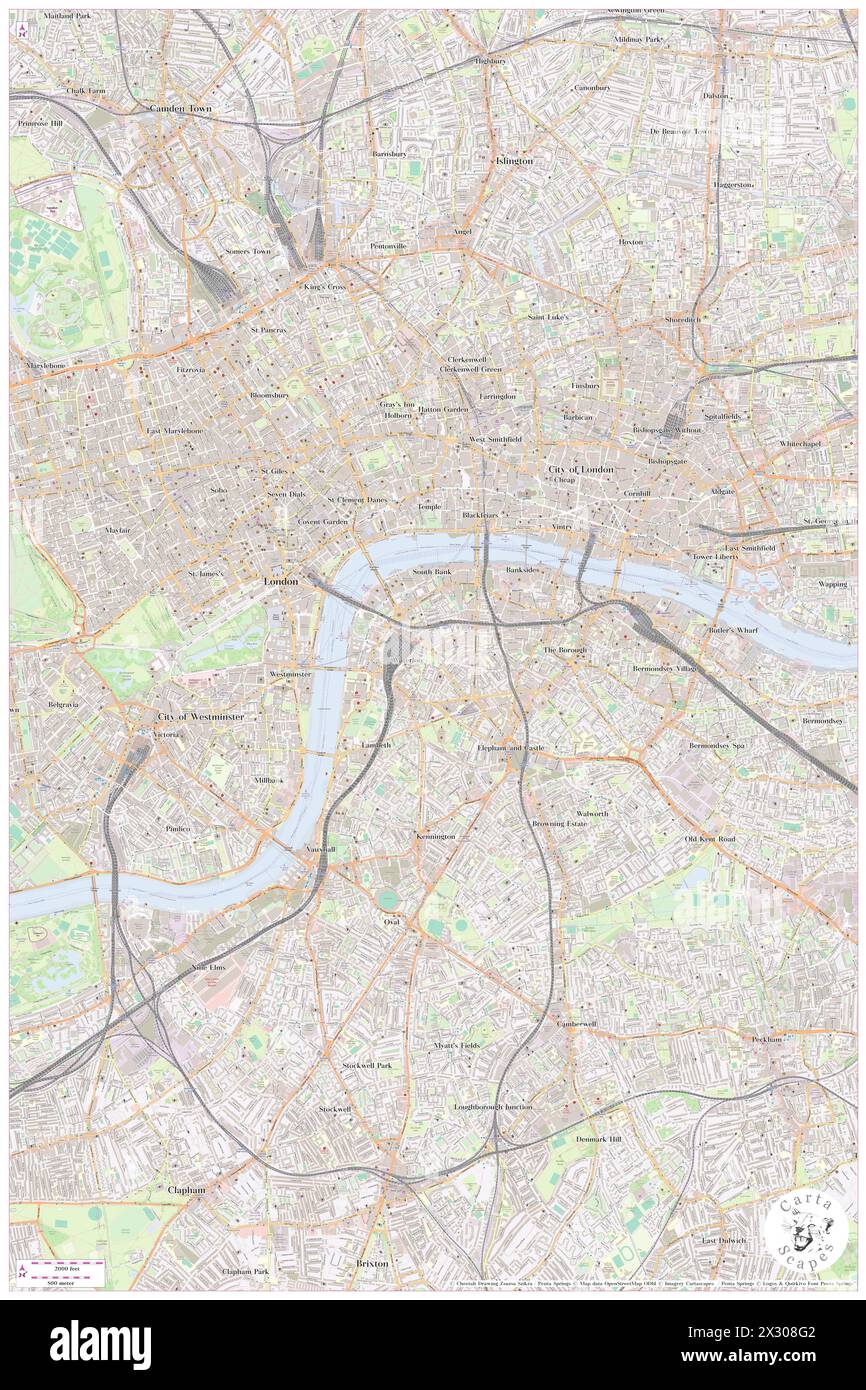 Old Vic Theatre, Greater London, GB, Vereinigtes Königreich, England, n 51 30' 7'', S 0 6' 34'', Karte, Cartascapes Map, veröffentlicht 2024. Erkunden Sie Cartascapes, eine Karte, die die vielfältigen Landschaften, Kulturen und Ökosysteme der Erde enthüllt. Reisen Sie durch Zeit und Raum und entdecken Sie die Verflechtungen der Vergangenheit, Gegenwart und Zukunft unseres Planeten. Stockfoto